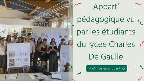 L'appart pédagogique vu par les étudiants du lycée Charles De Gaulle